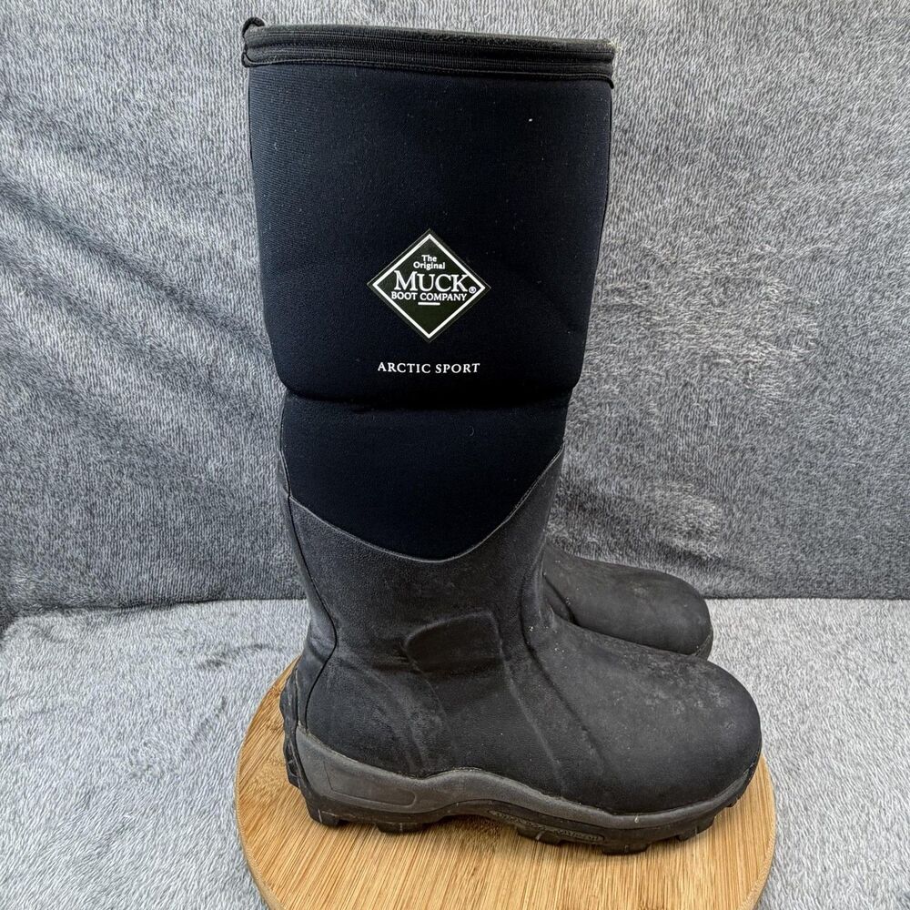 Muck Boot Company Boots Womens Size 9 Black Arctic Sport Waterproof Winter Snow - Picture 4 of 8